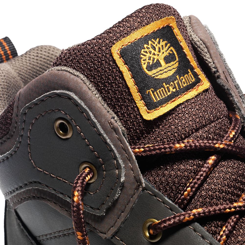 Botas de Caminhada Crianças - Timberland Junior Mt. Maddsen Impermeavel - GIWCT5671 - Marrom Escuro